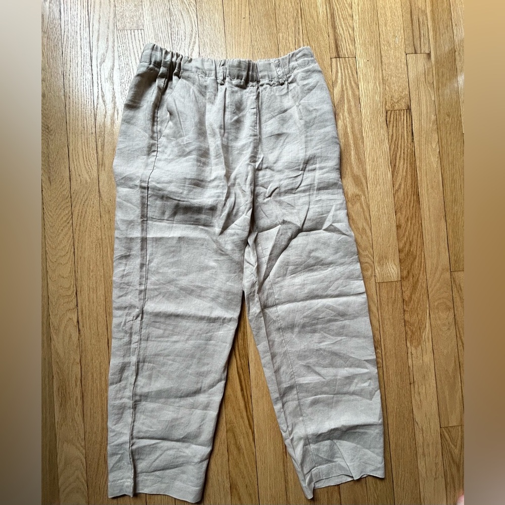 Quince European linen pants in flax